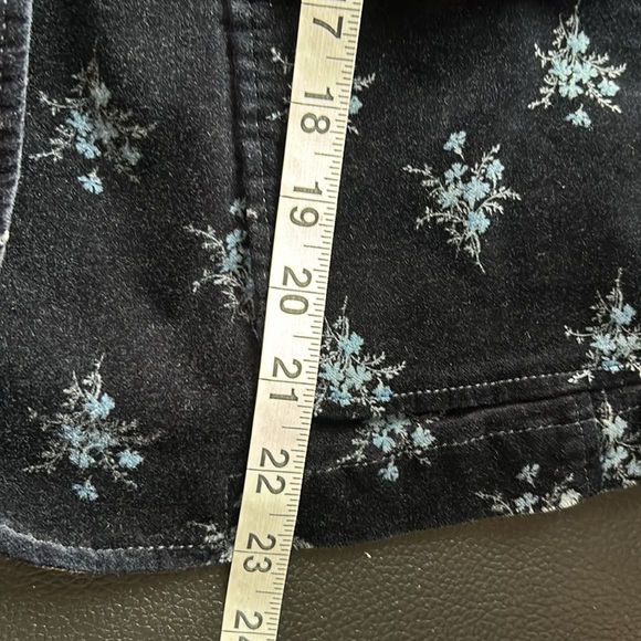 Rebecca Taylor La Vie Celeste Floral Velvet Jacket AND Pant Set XS Pant Sz 25 - Picture 16 of 16